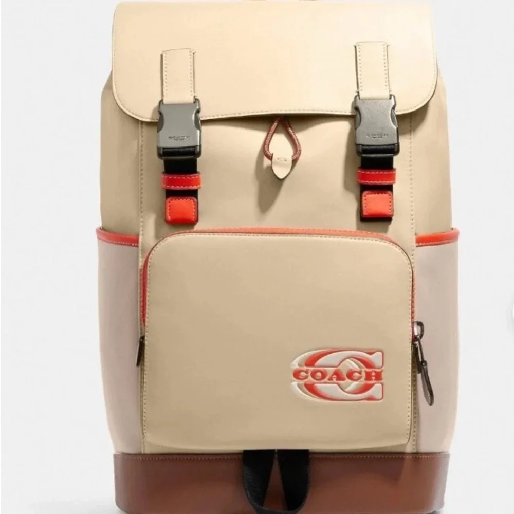 Coach Color Block Track Backpack - Picture 4 of 8